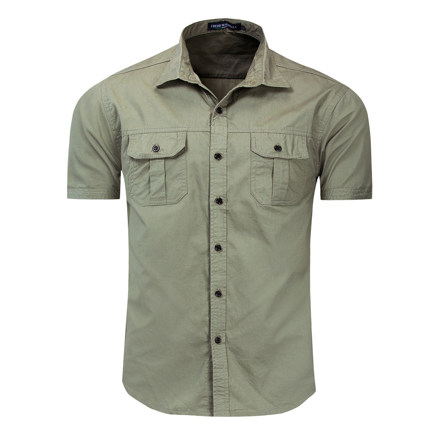 Classic Short-Sleeve Cotton Shirt