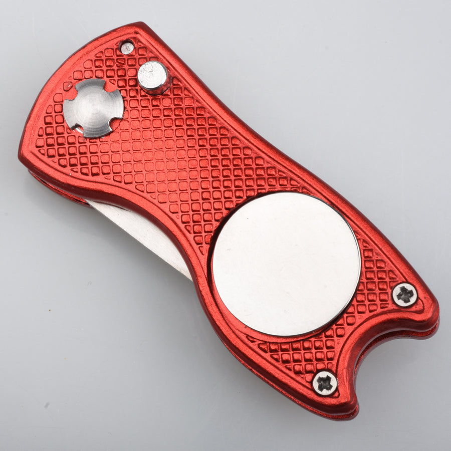 Golf Divot Repair Tool with Aluminum Handle