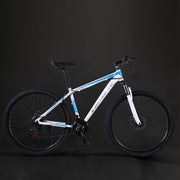 Full-Suspension Mountain Bike with Shock Absorption