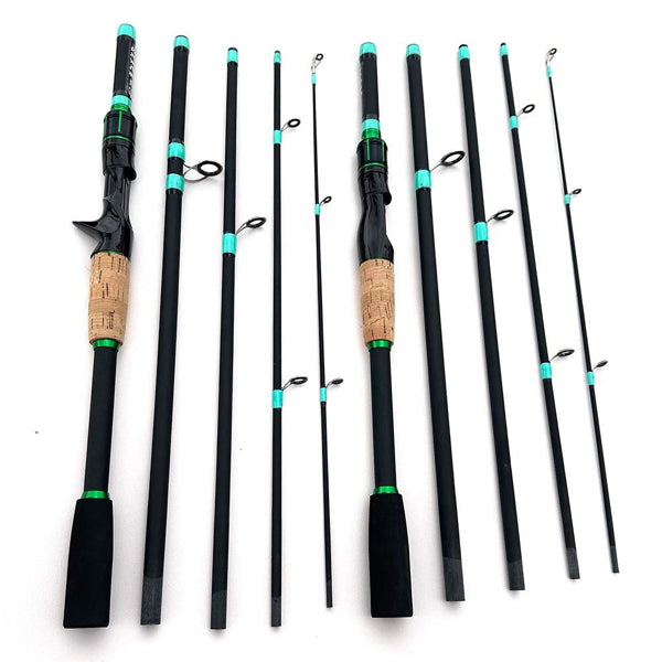 4-Section Fiberglass Spinning Rod, 6 Ft (180 cm)