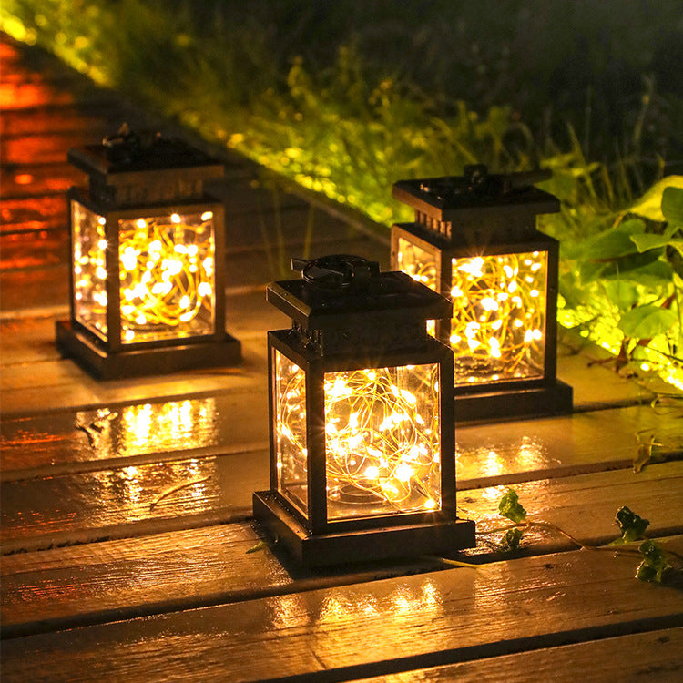 Solar LED Candle Lantern for Outdoor & Garden Decor