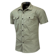 Classic Short-Sleeve Cotton Shirt