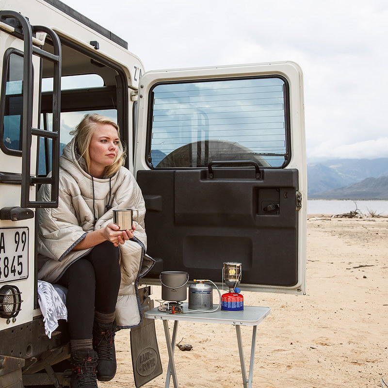 Wearable Camping Sleeping Bag Cloak