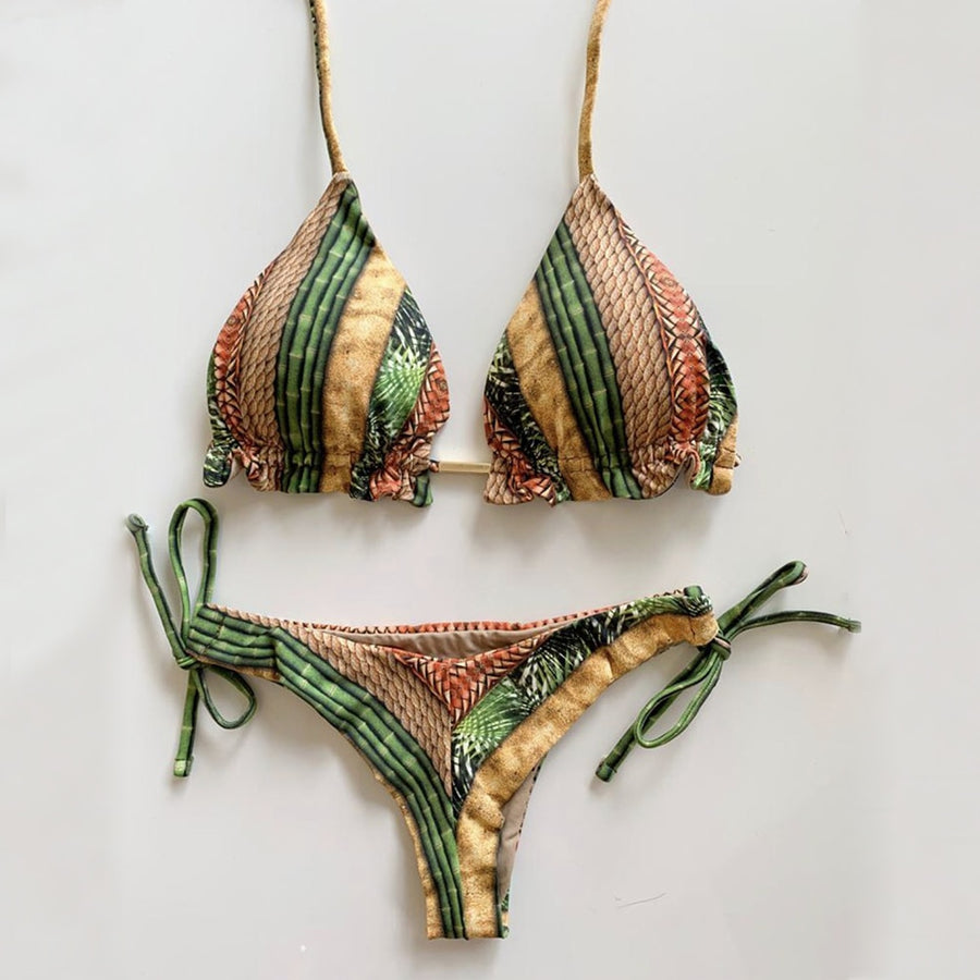 Women's Vintage Floral One-Piece Swimsuit