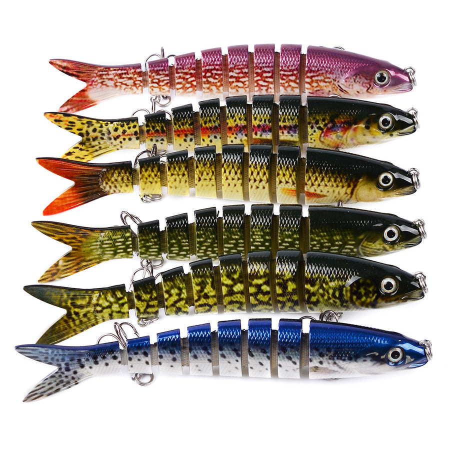 Multi-Jointed Hard Body Fishing Lure – 5.2 in, 0.67 oz