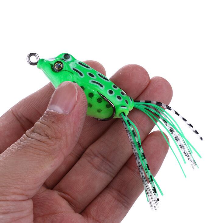 Hollow-Body Frog Fishing Lure – ABS Plastic, 10 Colors