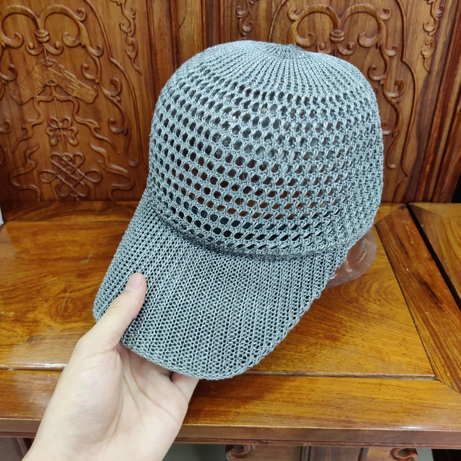 Breathable Mesh Baseball Cap – Sun Protection Hat for Men & Women