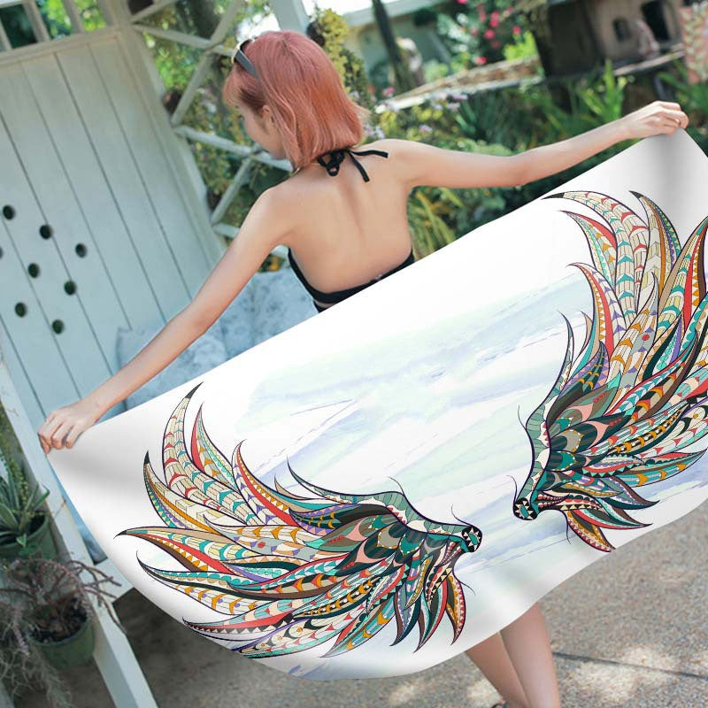 Digital Print Microfiber Beach Towel
