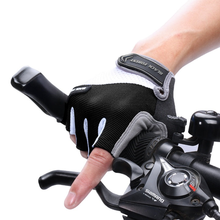 Gel Cycling Gloves | Padded Half-Finger Bike Gloves for Road & Mountain