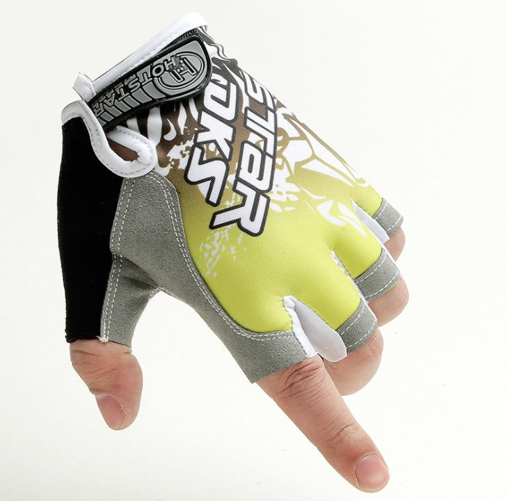 Gel Cycling Gloves | Padded Half-Finger Bike Gloves for Road & Mountain