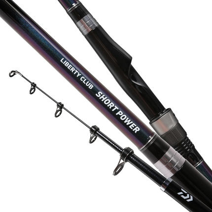Carbon Long-Cast Surf Fishing Rod – Extra Hard Action, 3 Lengths, Black