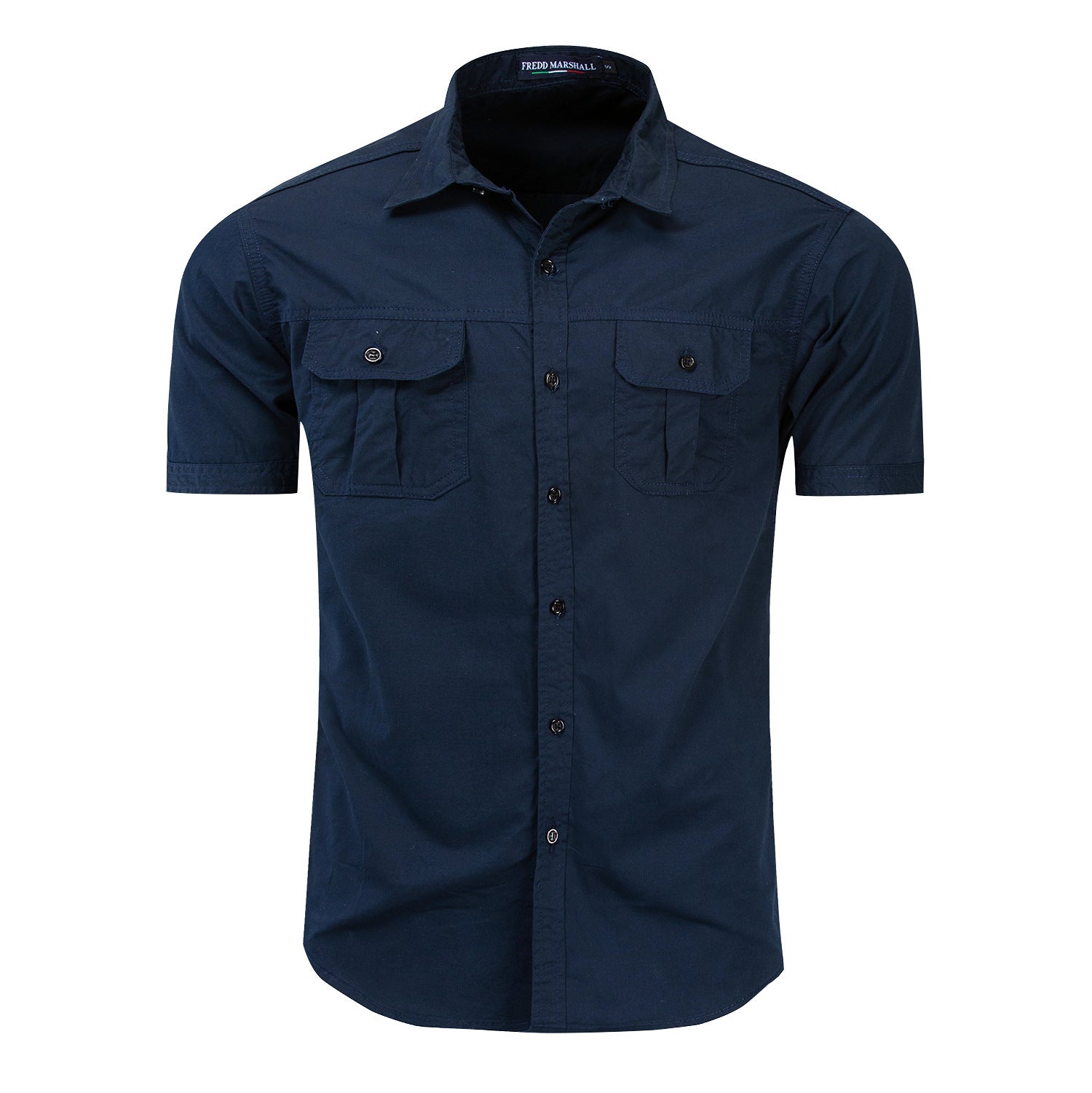 Short-sleeved Cotton Shirt