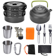 Camping Cookware Kit for Outdoor Cooking