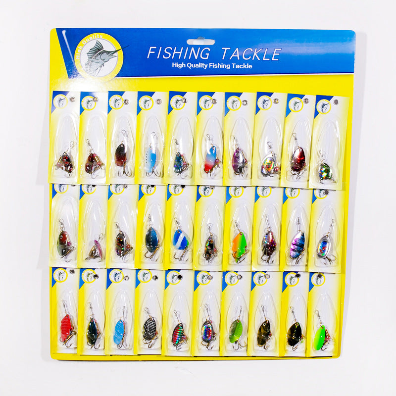 30-Piece Fishing Lure Set – Mixed Hard Baits with 3D Eyes, 4–8g Assorted Colors