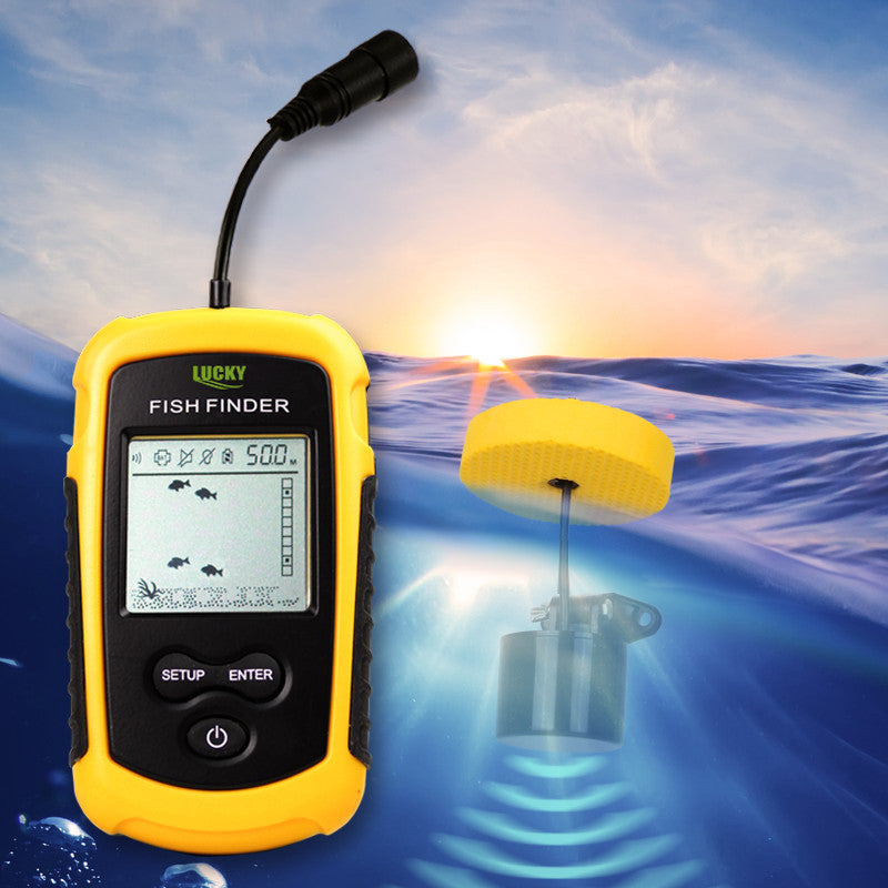 Portable Fish Finder with Sonar Sensor