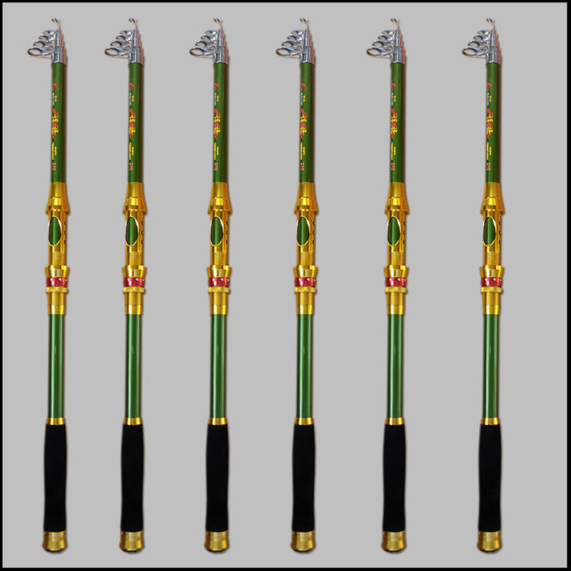 Fiberglass Spinning Rod – Super Hard Glass Steel Pole, 5 Sizes