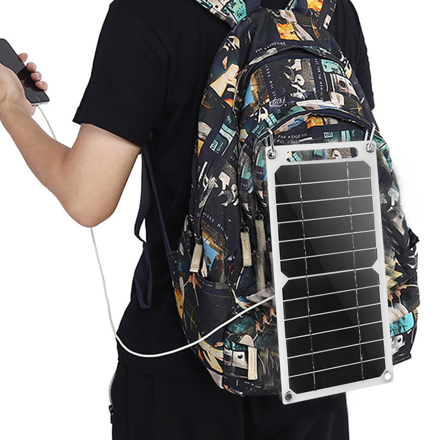 6W Monocrystalline Solar Panel Charger for Backpacks