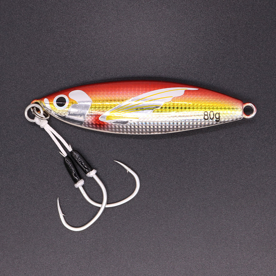 Luminous Wing Jig – Lead Butterfly Jig for Saltwater Boat Fishing, 4 Colors