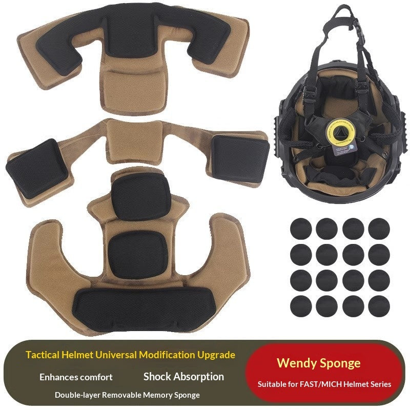 Memory Foam Helmet Liner Pad – Universal Head Protection Cushion