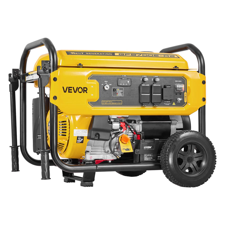 9625W Peak Portable Home Generator – Electric Start, Gas Powered