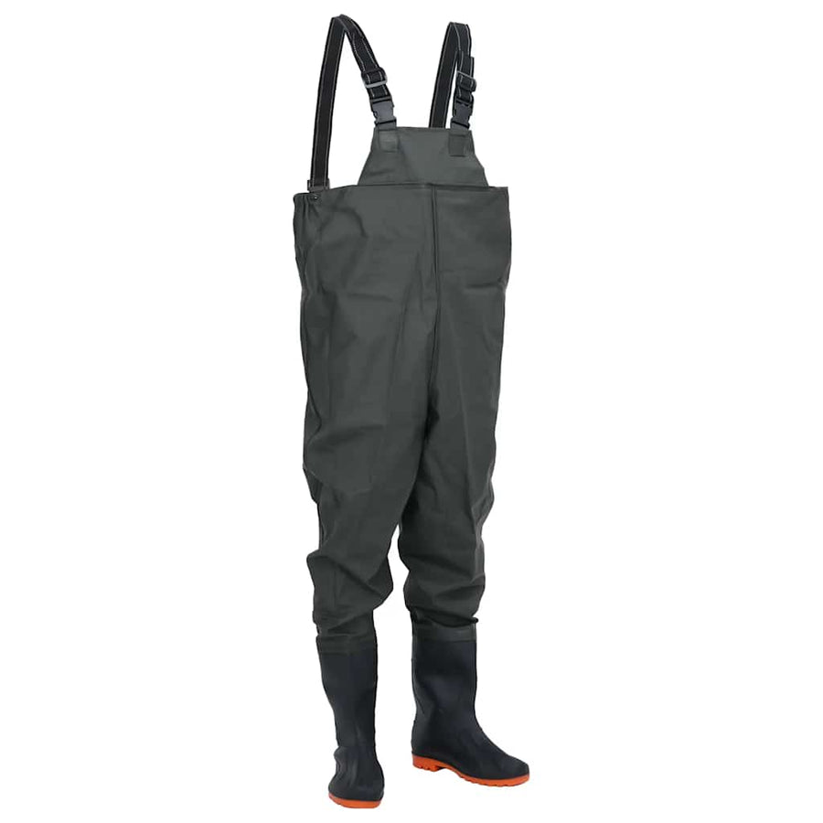 Chest Waders with Integrated Boots – Waterproof, Multiple Sizes