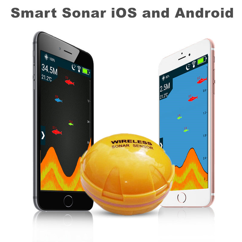 Wireless Sonar Fish Finder – 2.4GHz, 120 ft Depth Detection