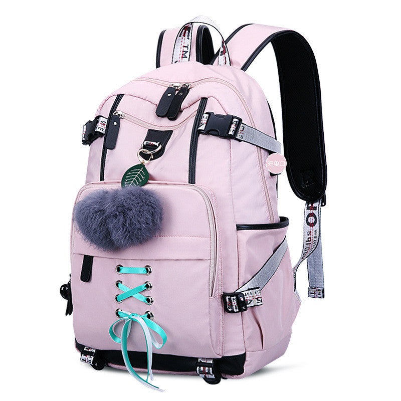 Women's Backpack with USB Charging Port