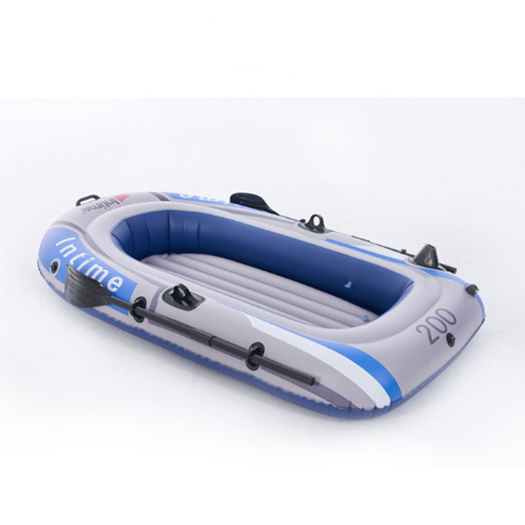 Two-Person Inflatable Fishing and Recreation Boat