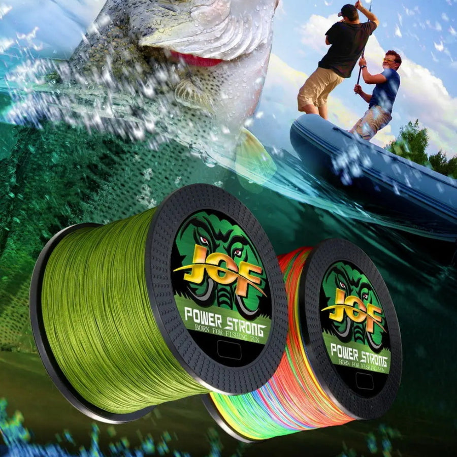 300M Braided PE Fishing Line – 9 Colors, 6lb & 8lb for Lure & Carp Fishing