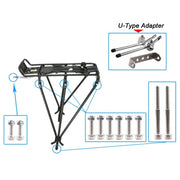 Rear Rack Mount for Mountain Bikes