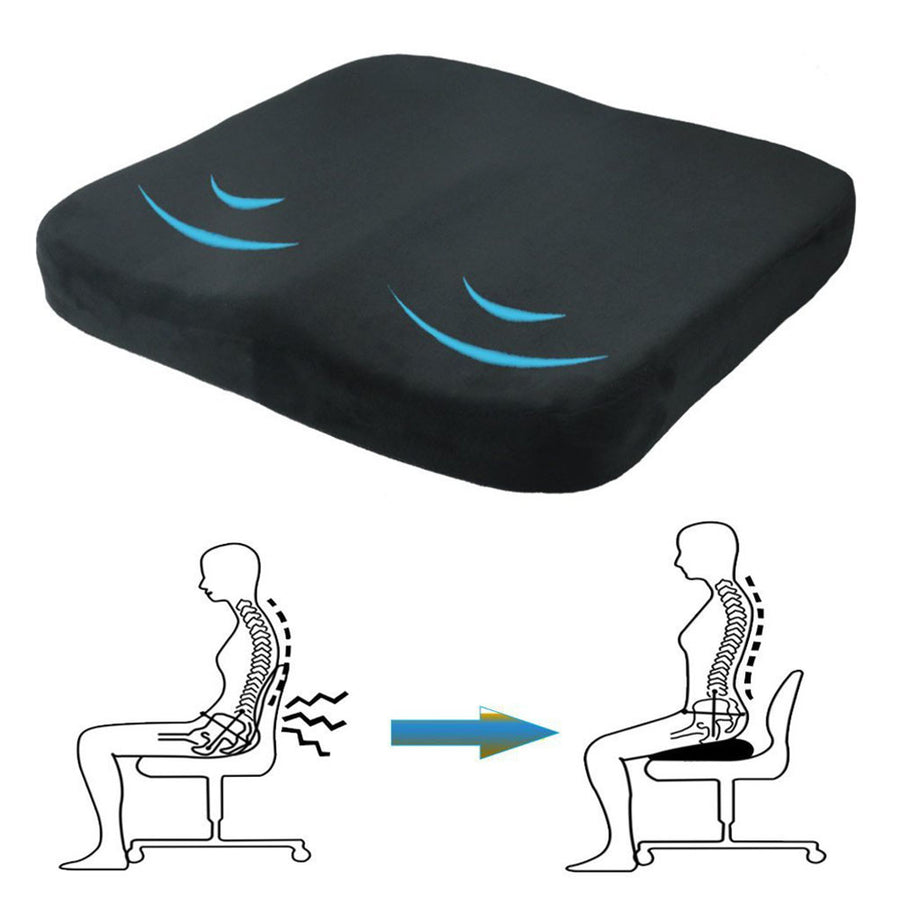 Slow Rebound Memory Foam Seat Cushion – Multi-Style Chair Pad