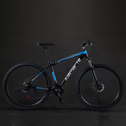 Full-Suspension Mountain Bike with Shock Absorption
