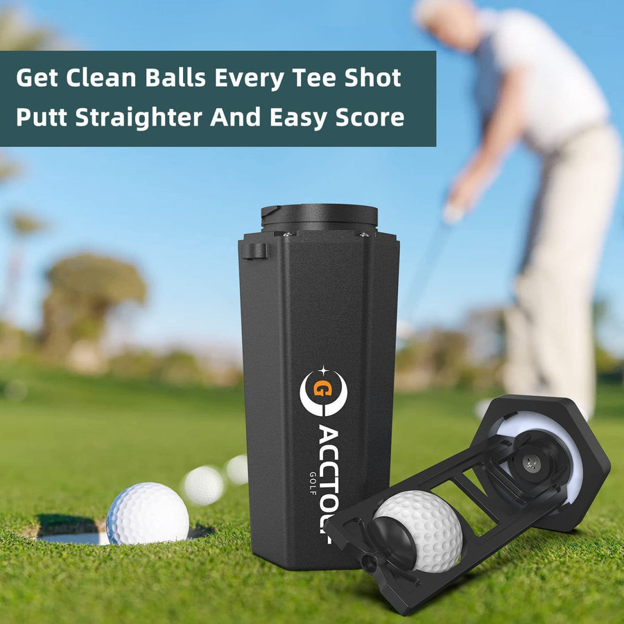 Portable Golf Ball Cleaner for Golf Bags