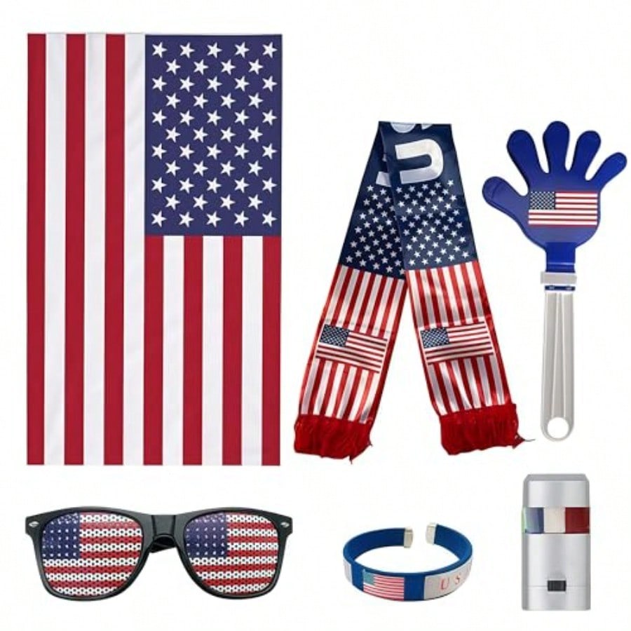 The 2026 American Celebration,USA World Cup Fan Kit 6pcs Set