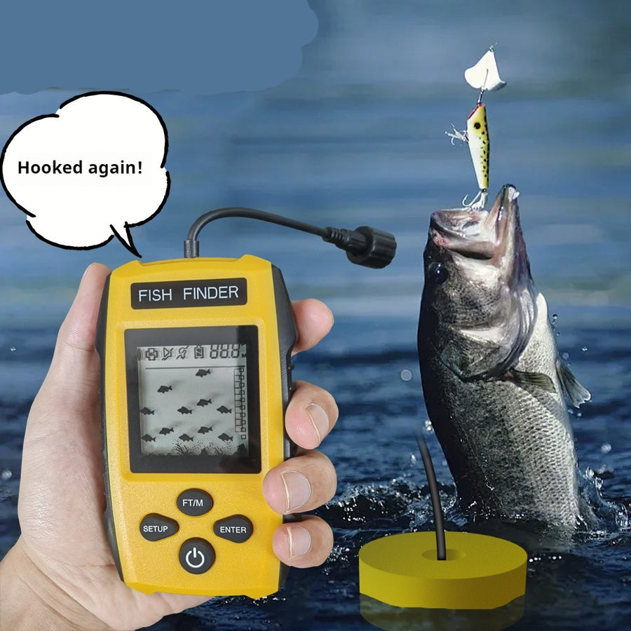 Wireless Sonar Fish Finder with LCD Display