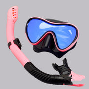 Premium Diving Goggles and Snorkel Set