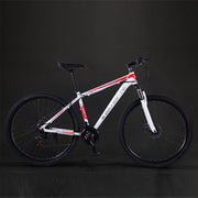 Full-Suspension Mountain Bike with Shock Absorption
