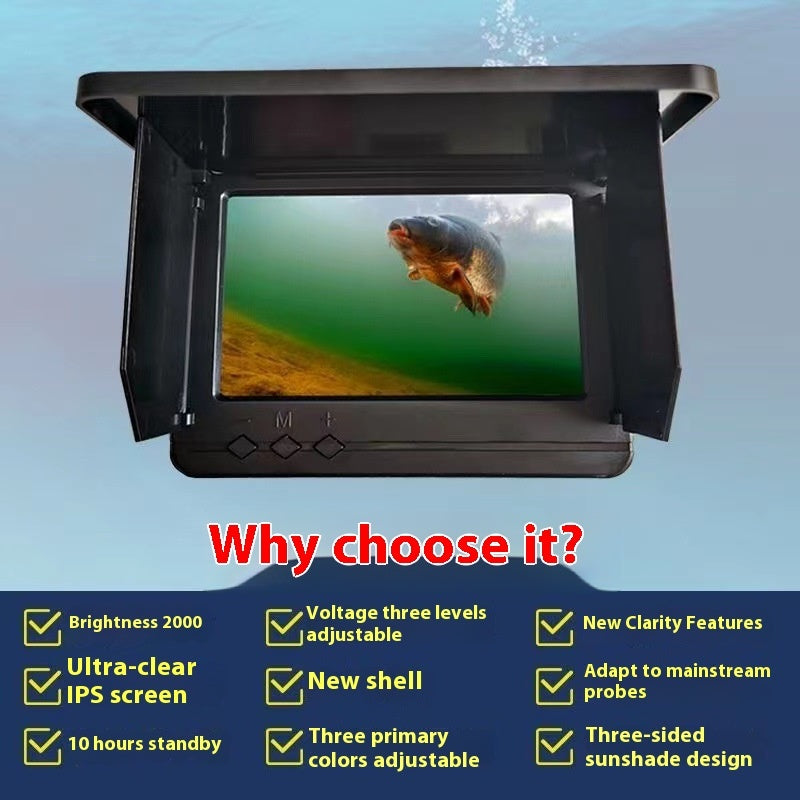 HD Underwater Fish Finder Camera with Display | 4.3", 5.0" & 7" Screen Options