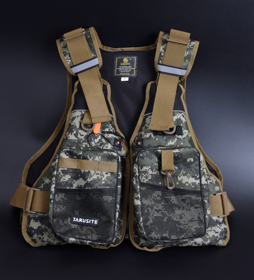 Men's Fishing Buoyancy Vest – Digital Camo Life Jacket