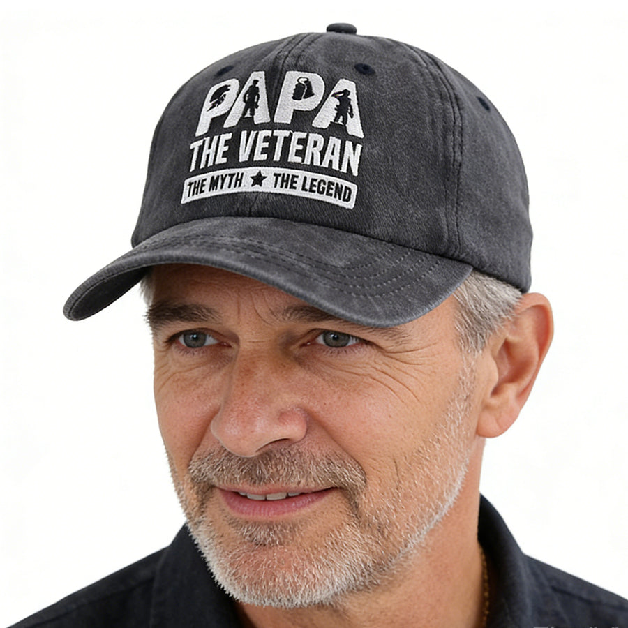 Papa Baseball Cap For Dad Birthday