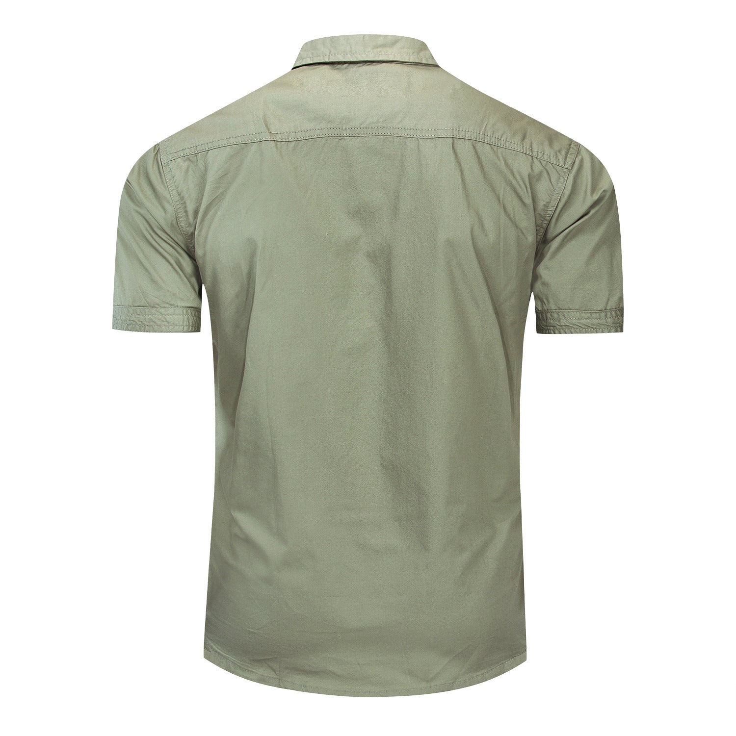 Short-sleeved Cotton Shirt