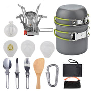 Camping Cookware Kit for Outdoor Cooking