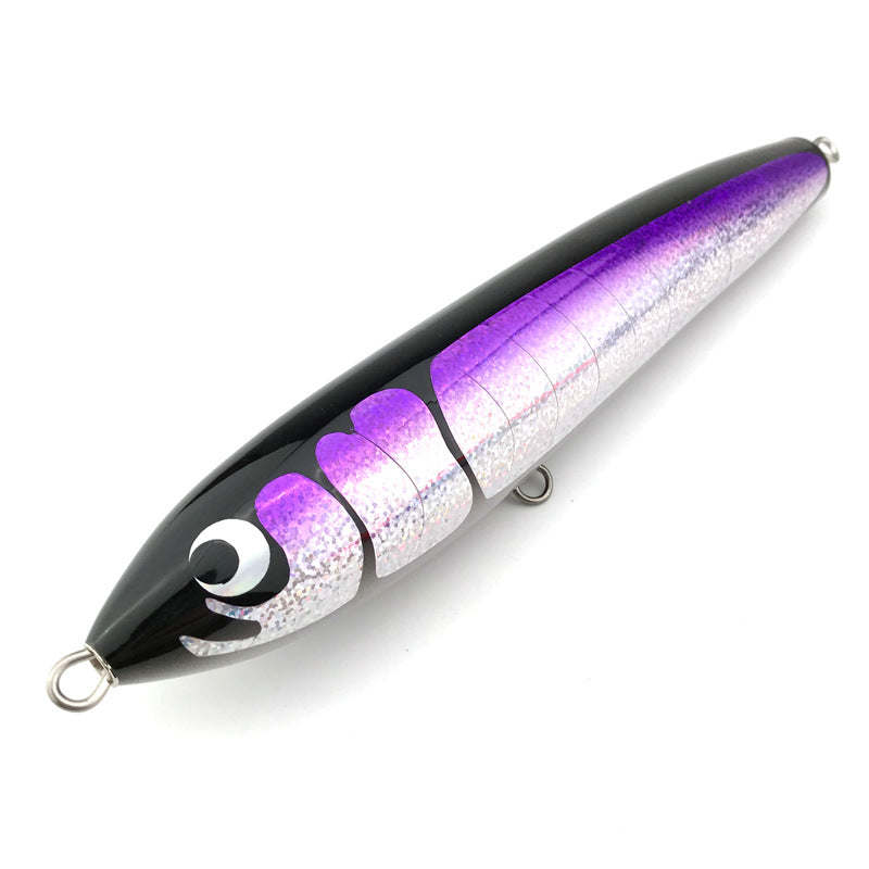 9" Handmade Wood Pencil Popper – Saltwater Lure, 10 Colors, 3 Weights