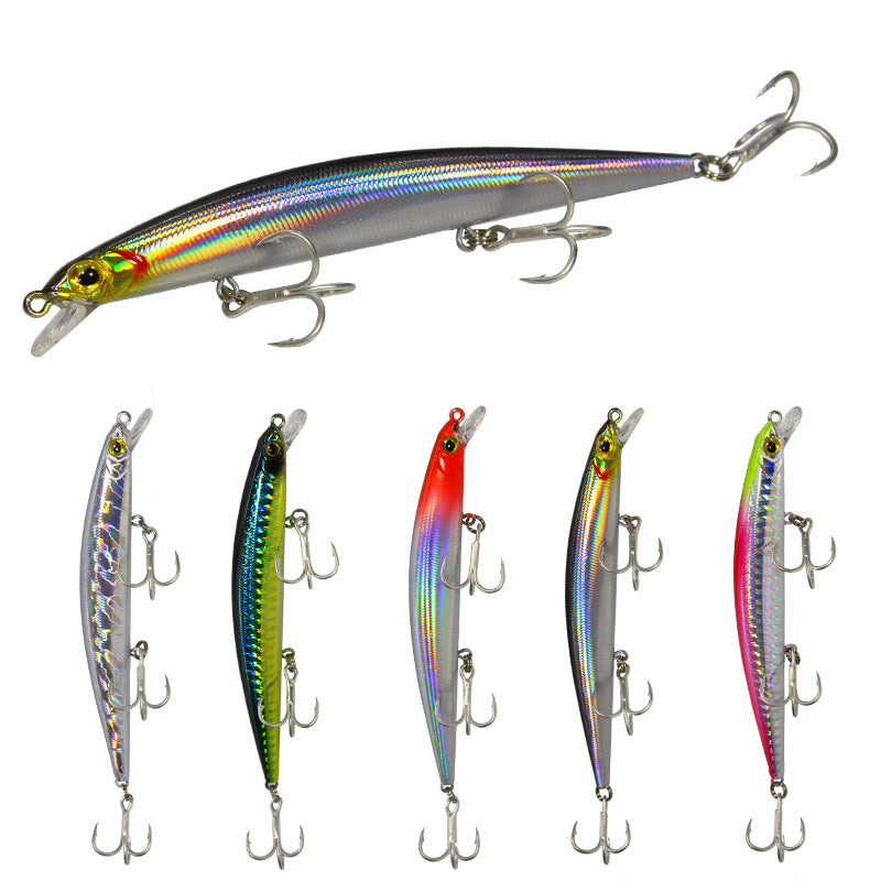 4.5" Topwater Bass Fishing Lure – Hard Body Crankbait, 5 Colors