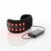 Red light ankle therapy wrap with power bank – product shot