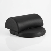 Memory foam semicircle leg rest pillow with mesh cover – product shot