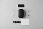 EMS Pulse Therapy Massager – full kit flat lay