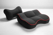 Memory foam car seat cushion set – headrest, lumbar, and seat pad product shot